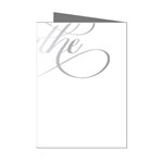 Breathe T- Shirt Breathe In Silver T- Shirt Mini Greeting Cards (Pkg of 8) Left