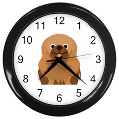 Pekingese T-shirtsteal Your Heart Pekingese 01 T-shirt Wall Clock (black) by EnriqueJohnson