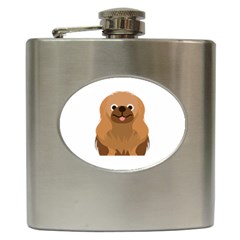 Pekingese T-shirtsteal Your Heart Pekingese 01 T-shirt Hip Flask (6 Oz) by EnriqueJohnson