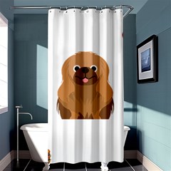 Pekingese T-shirtsteal Your Heart Pekingese 01 T-shirt Shower Curtain 36  X 72  (stall)  by EnriqueJohnson