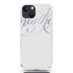 Breathe T- Shirt Breathe In Silver T- Shirt Iphone 13 Tpu Uv Print Case by JamesGoode