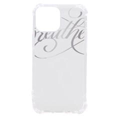 Breathe T- Shirt Breathe In Silver T- Shirt Iphone 13 Mini Tpu Uv Print Case by JamesGoode