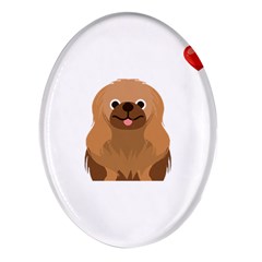 Pekingese T-shirtsteal Your Heart Pekingese 01 T-shirt Oval Glass Fridge Magnet (4 Pack) by EnriqueJohnson