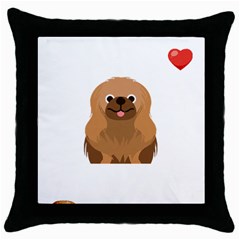 Pekingese T-shirtsteal Your Heart Pekingese 01 T-shirt Throw Pillow Case (black) by EnriqueJohnson