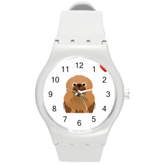 Pekingese T-shirtsteal Your Heart Pekingese 01 T-shirt Round Plastic Sport Watch (m) by EnriqueJohnson