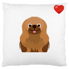 Pekingese T-shirtsteal Your Heart Pekingese 01 T-shirt Large Cushion Case (one Side) by EnriqueJohnson