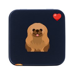 Pekingese T-shirtsteal Your Heart Pekingese 01 T-shirt Square Metal Box (black) by EnriqueJohnson