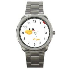 Pelican T-shirtsteal Your Heart Pelican 25 T-shirt Sport Metal Watch by EnriqueJohnson