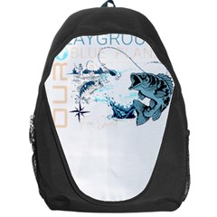 Fishing T- Shirt Playground Fishing Nature Planet Earth Playground Good Vibes Free Spirit T- Shirt ( Backpack Bag by ZUXUMI