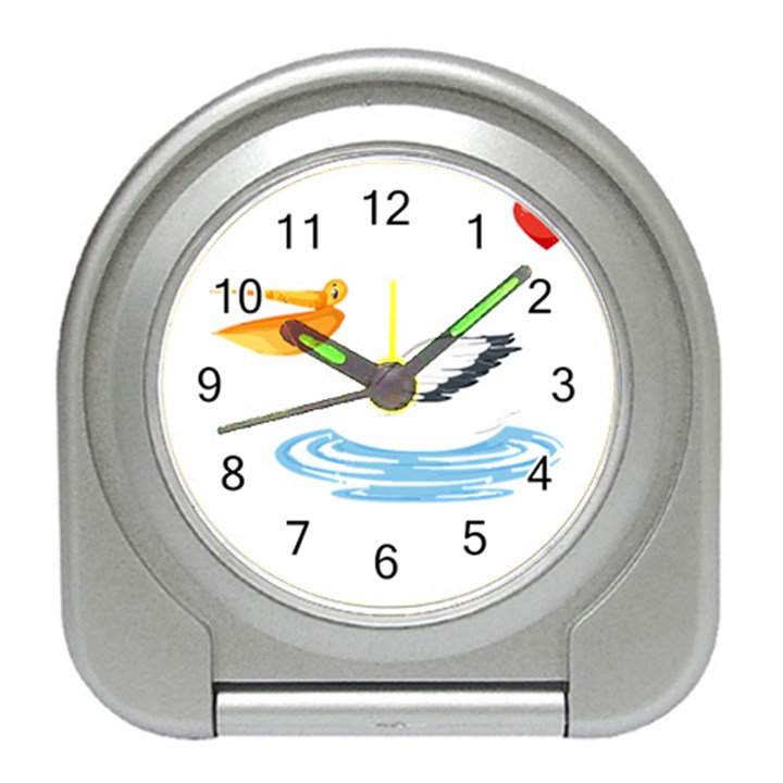 Pelican T-shirtsteal Your Heart Pelican 30 T-shirt Travel Alarm Clock