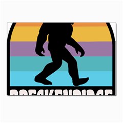 Breckenridge T- Shirt Breckenridge Colorado Bigfoot Sasquatch Retro Sunset T- Shirt Postcards 5  X 7  (pkg Of 10) by JamesGoode