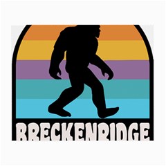 Breckenridge T- Shirt Breckenridge Colorado Bigfoot Sasquatch Retro Sunset T- Shirt Small Glasses Cloth by JamesGoode