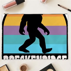 Breckenridge T- Shirt Breckenridge Colorado Bigfoot Sasquatch Retro Sunset T- Shirt Cosmetic Bag (xxl) by JamesGoode