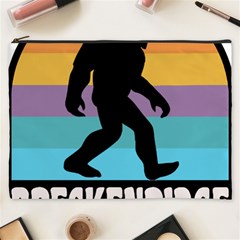 Breckenridge T- Shirt Breckenridge Colorado Bigfoot Sasquatch Retro Sunset T- Shirt Cosmetic Bag (xxxl) by JamesGoode