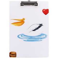 Pelican T-shirtsteal Your Heart Pelican 30 T-shirt A4 Acrylic Clipboard by EnriqueJohnson