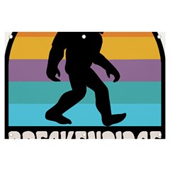 Breckenridge T- Shirt Breckenridge Colorado Bigfoot Sasquatch Retro Sunset T- Shirt Banner And Sign 6  X 4  by JamesGoode