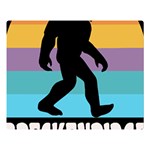 Breckenridge T- Shirt Breckenridge Colorado Bigfoot Sasquatch Retro Sunset T- Shirt Premium Plush Fleece Blanket (Large) 80 x60  Blanket Front