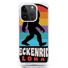 Breckenridge T- Shirt Breckenridge Colorado Bigfoot Sasquatch Retro Sunset T- Shirt Iphone 14 Pro Tpu Uv Print Case by JamesGoode