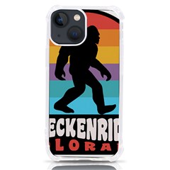 Breckenridge T- Shirt Breckenridge Colorado Bigfoot Sasquatch Retro Sunset T- Shirt Iphone 13 Mini Tpu Uv Print Case by JamesGoode