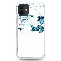 Fishing T- Shirt Playground Fishing Nature Planet Earth Playground Good Vibes Free Spirit T- Shirt ( Iphone 12 Mini Tpu Uv Print Case	 by ZUXUMI