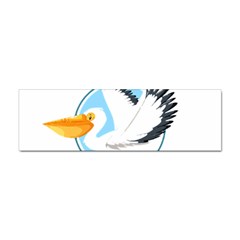 Pelican T-shirtwhite Look Calm Pelican 08 T-shirt (1) Sticker Bumper (100 Pack) by EnriqueJohnson