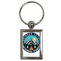 Bridger Teton National Forest T- Shirt Bridger Teton National Forest T- Shirt Key Chain (rectangle) by JamesGoode