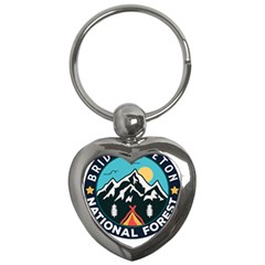 Bridger Teton National Forest T- Shirt Bridger Teton National Forest T- Shirt Key Chain (heart) by JamesGoode