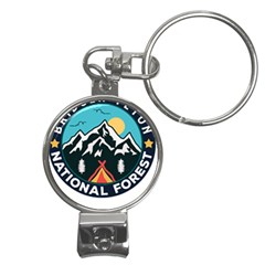 Bridger Teton National Forest T- Shirt Bridger Teton National Forest T- Shirt Nail Clippers Key Chain by JamesGoode