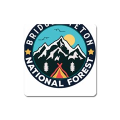 Bridger Teton National Forest T- Shirt Bridger Teton National Forest T- Shirt Square Magnet by JamesGoode