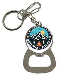 Bridger Teton National Forest T- Shirt Bridger Teton National Forest T- Shirt Bottle Opener Key Chain by JamesGoode