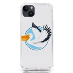 Pelican T-shirtwhite Look Calm Pelican 08 T-shirt (1) iPhone 14 Plus TPU UV Print Case Front