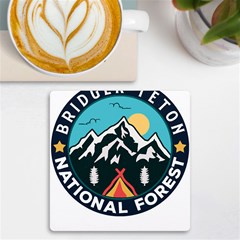 Bridger Teton National Forest T- Shirt Bridger Teton National Forest T- Shirt Uv Print Square Tile Coaster  by JamesGoode