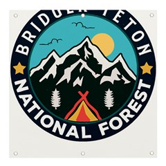 Bridger Teton National Forest T- Shirt Bridger Teton National Forest T- Shirt Banner And Sign 4  X 4  by JamesGoode