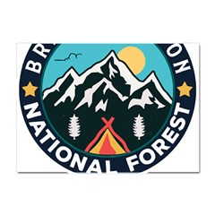 Bridger Teton National Forest T- Shirt Bridger Teton National Forest T- Shirt Crystal Sticker (a4) by JamesGoode