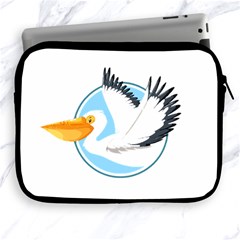 Pelican T-shirtwhite Look Calm Pelican 08 T-shirt Apple Ipad 2/3/4 Zipper Cases by EnriqueJohnson