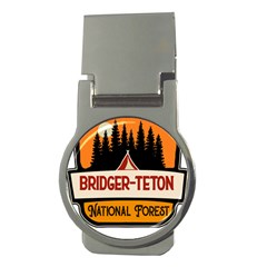 Bridger Teton T- Shirt Bridger Teton National Forest T- Shirt Money Clips (round)  by JamesGoode