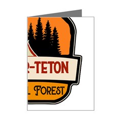 Bridger Teton T- Shirt Bridger Teton National Forest T- Shirt Mini Greeting Card by JamesGoode