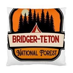 Bridger Teton T- Shirt Bridger Teton National Forest T- Shirt Standard Cushion Case (one Side) by JamesGoode