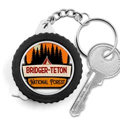 Bridger Teton T- Shirt Bridger Teton National Forest T- Shirt Measuring Tape by JamesGoode