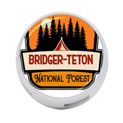 Bridger Teton T- Shirt Bridger Teton National Forest T- Shirt 4-port Usb Hub (two Sides) by JamesGoode