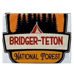 Bridger Teton T- Shirt Bridger Teton National Forest T- Shirt Cosmetic Bag (xxl) by JamesGoode