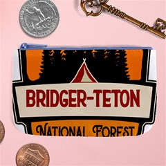 Bridger Teton T- Shirt Bridger Teton National Forest T- Shirt Large Coin Purse by JamesGoode