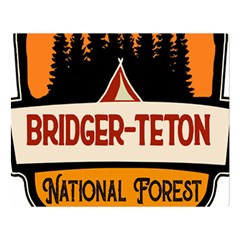 Bridger Teton T- Shirt Bridger Teton National Forest T- Shirt Premium Plush Fleece Blanket (large) by JamesGoode