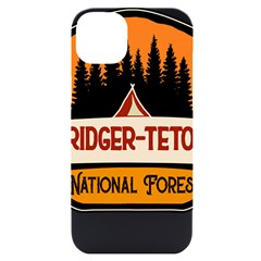 Bridger Teton T- Shirt Bridger Teton National Forest T- Shirt Iphone 14 Plus Black Uv Print Case by JamesGoode