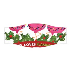 Flamingo T- Shirt Just A Girl Who Loves Flamingos And Christmas T- Shirt (1) Stretchable Headband by ZUXUMI