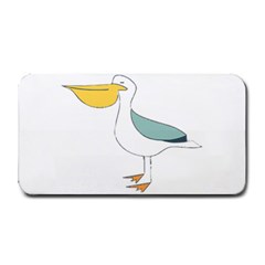 Pelican T-shirtwhite Look Calm Pelican 17 T-shirt (1) Medium Bar Mat by EnriqueJohnson