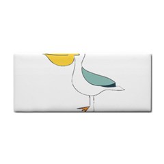 Pelican T-shirtwhite Look Calm Pelican 17 T-shirt (1) Hand Towel by EnriqueJohnson