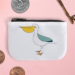 Pelican T-shirtwhite Look Calm Pelican 17 T-shirt (1) Mini Coin Purse by EnriqueJohnson