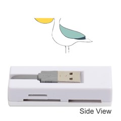 Pelican T-shirtwhite Look Calm Pelican 17 T-shirt (1) Memory Card Reader (stick) by EnriqueJohnson