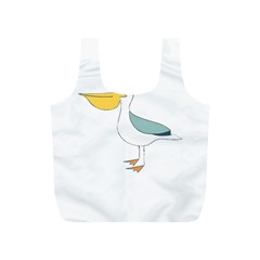 Pelican T-shirtwhite Look Calm Pelican 17 T-shirt (1) Full Print Recycle Bag (s) by EnriqueJohnson